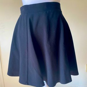 Black skater skirt